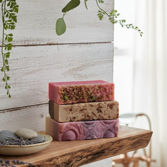 Pack x 3 jabones naturales artesanales 120 gr cada uno