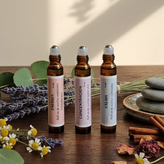 Rollones de mezclas de aceites esenciales para aromaterapia 10 ml