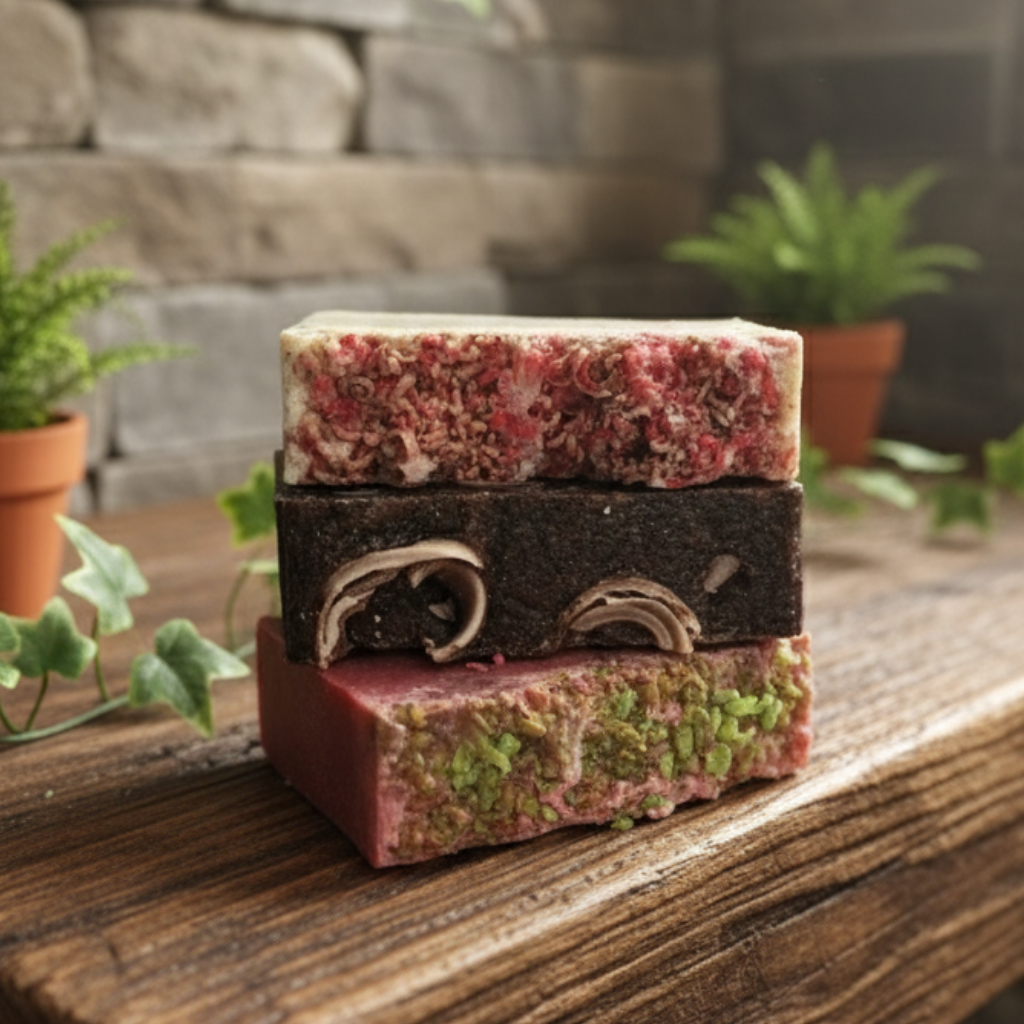 Pack x 3 jabones naturales artesanales 120 gr cada uno